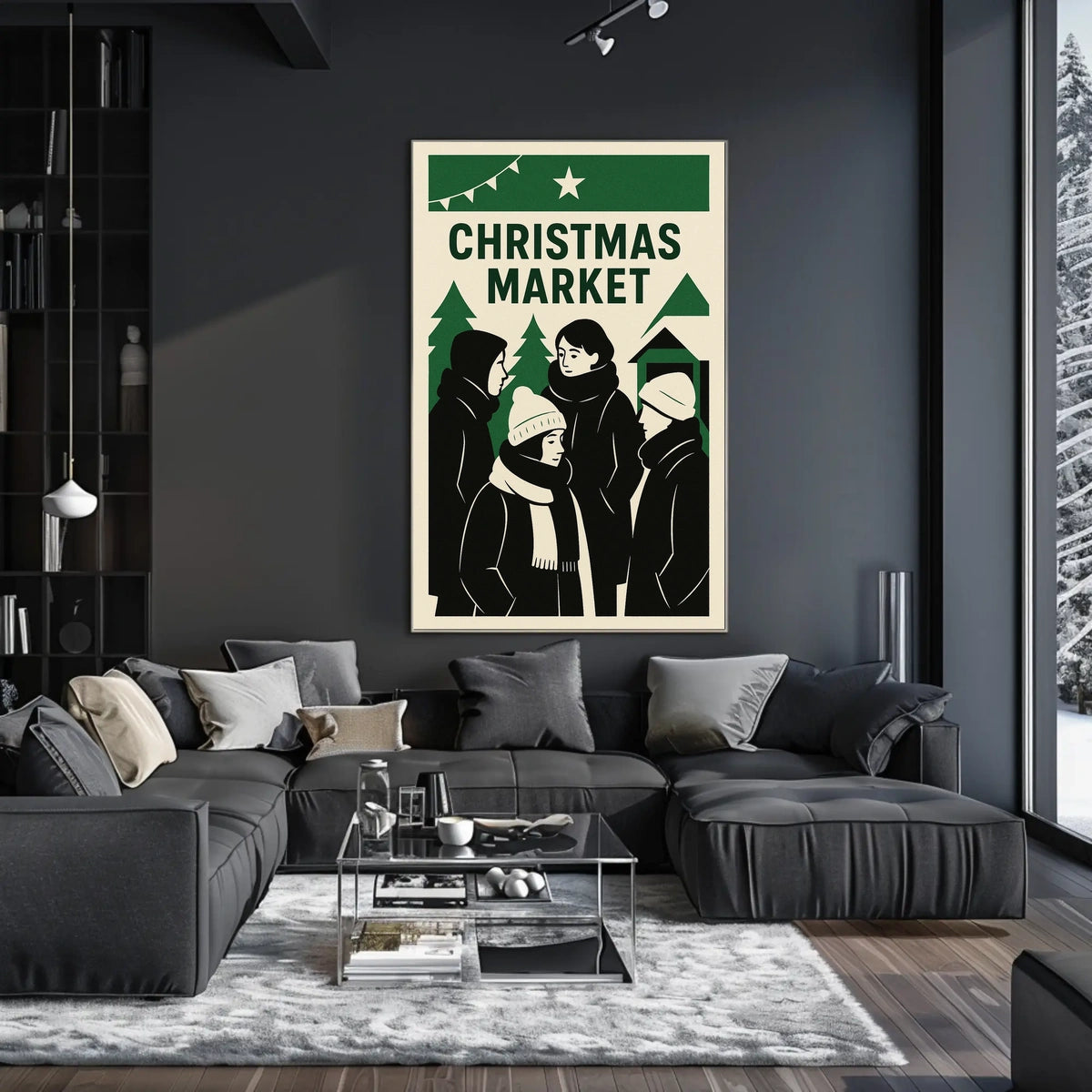 Christmas Market Celebration Poster