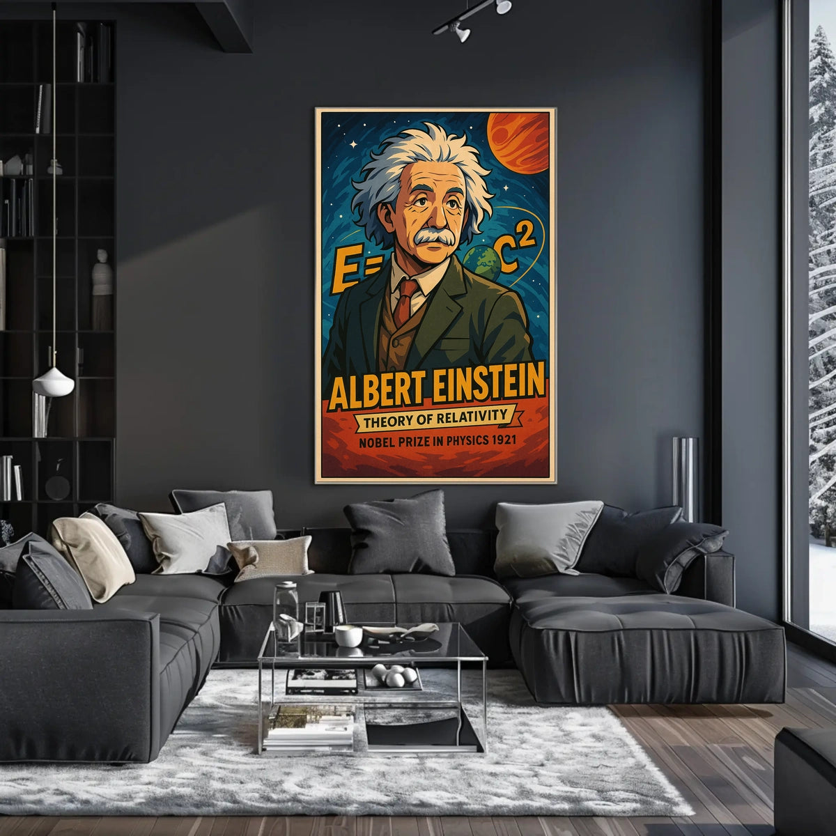 Albert Einstein Theory Of Relativity Poster