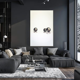 Minimalist Holiday Ornaments Minimalist Poster