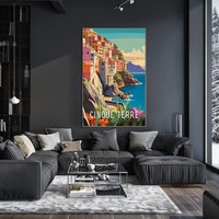 Cinque Terre Coastal Charm Travel Poster