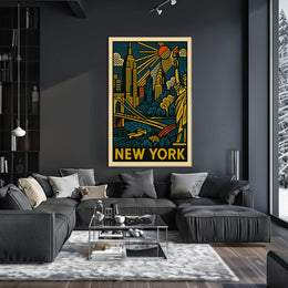 New York Cityscape Poster