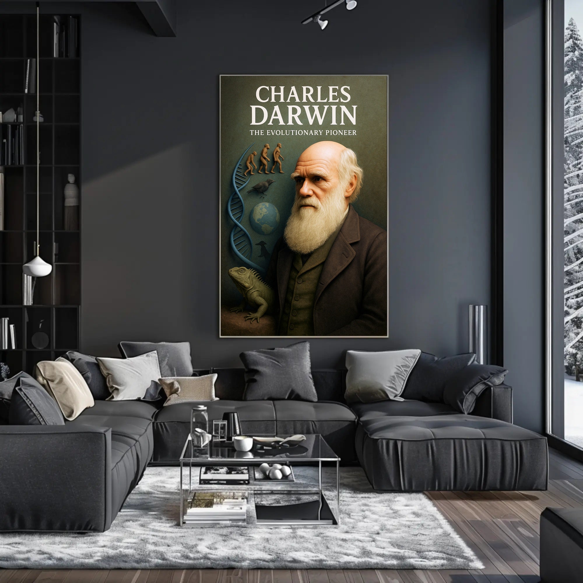 Charles Darwin The Evolutionary Pioneer Poster PosterGoat
