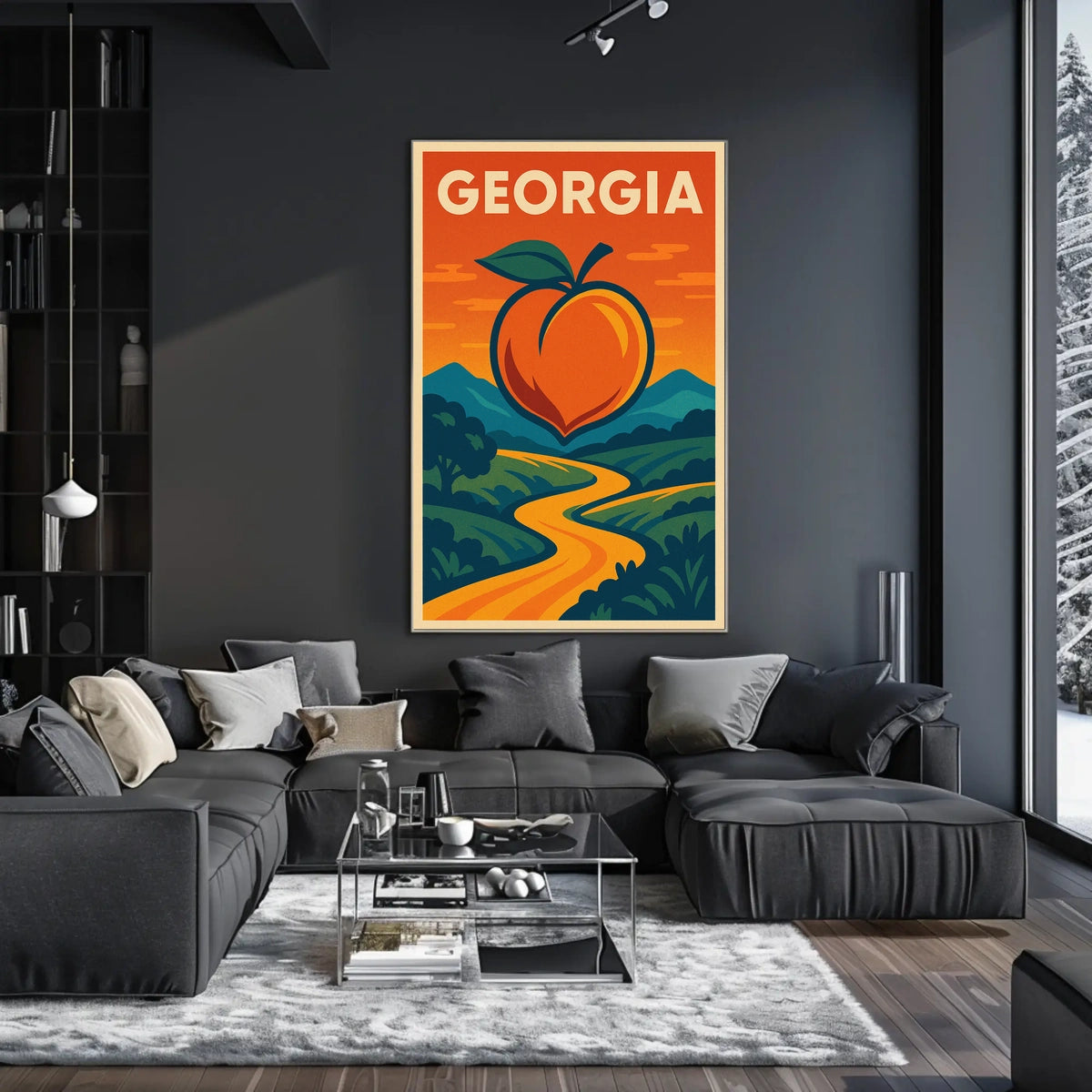 Georgia Peach Poster