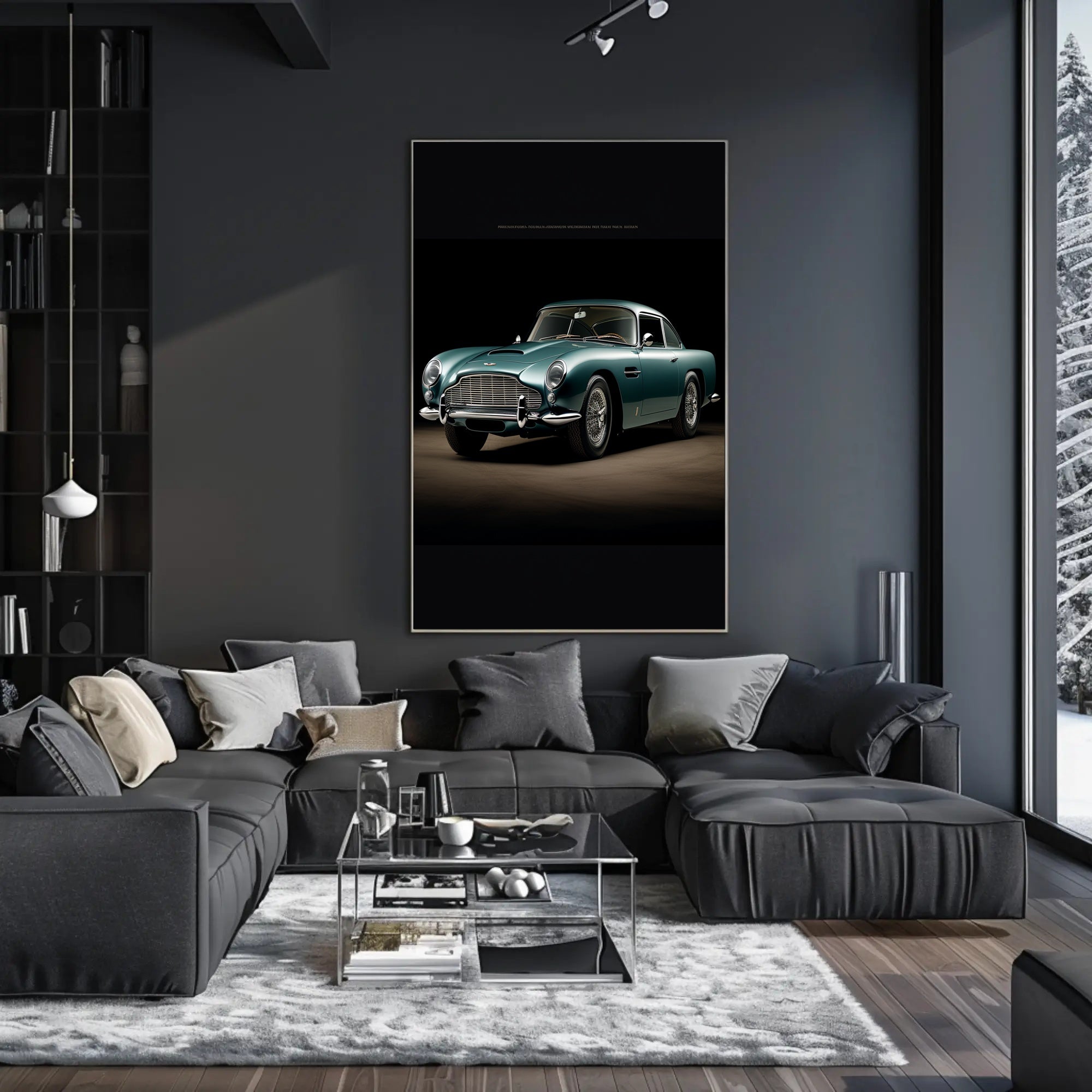 Classic Luxury Car Showcase Poster PosterGoat