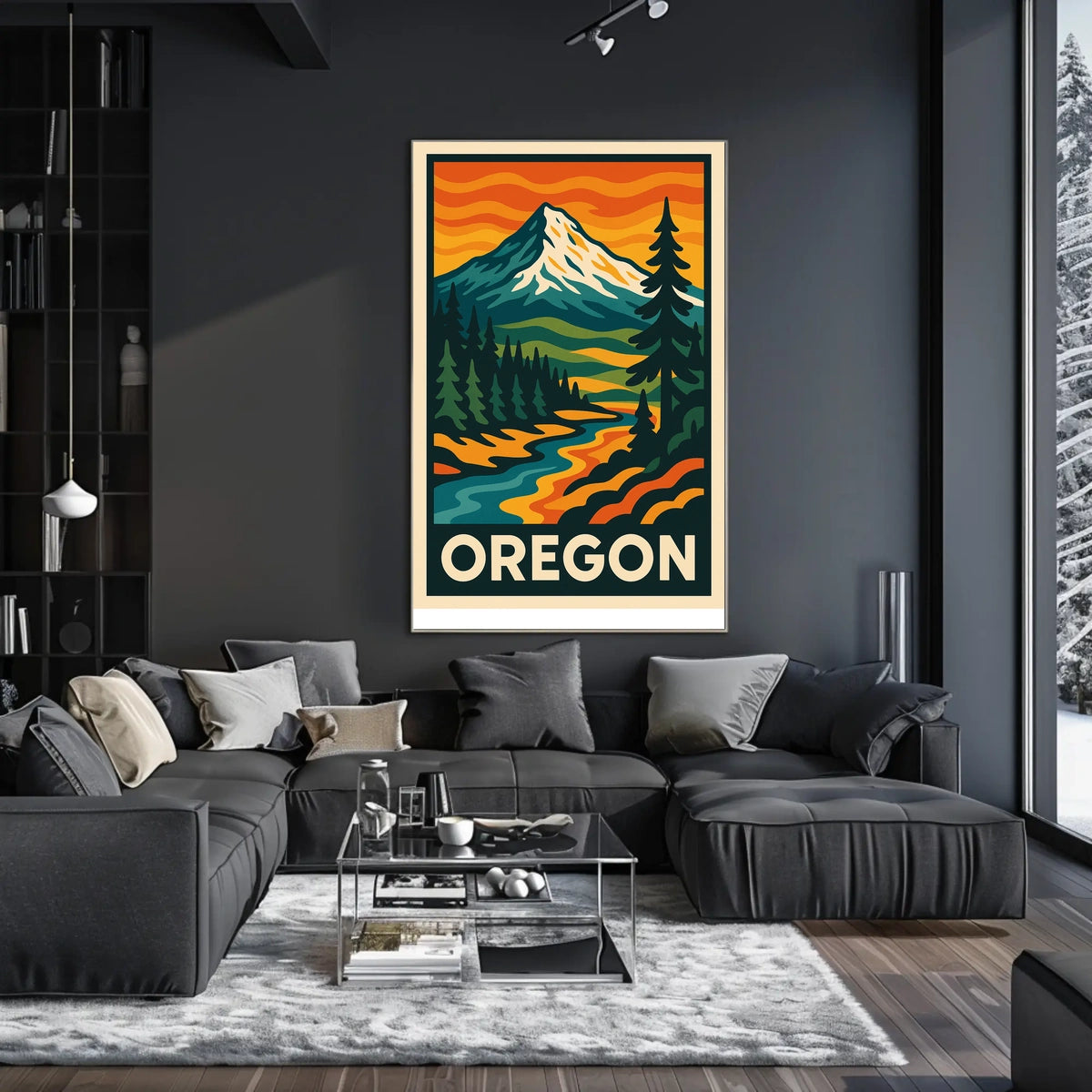 Oregon Landscape Poster