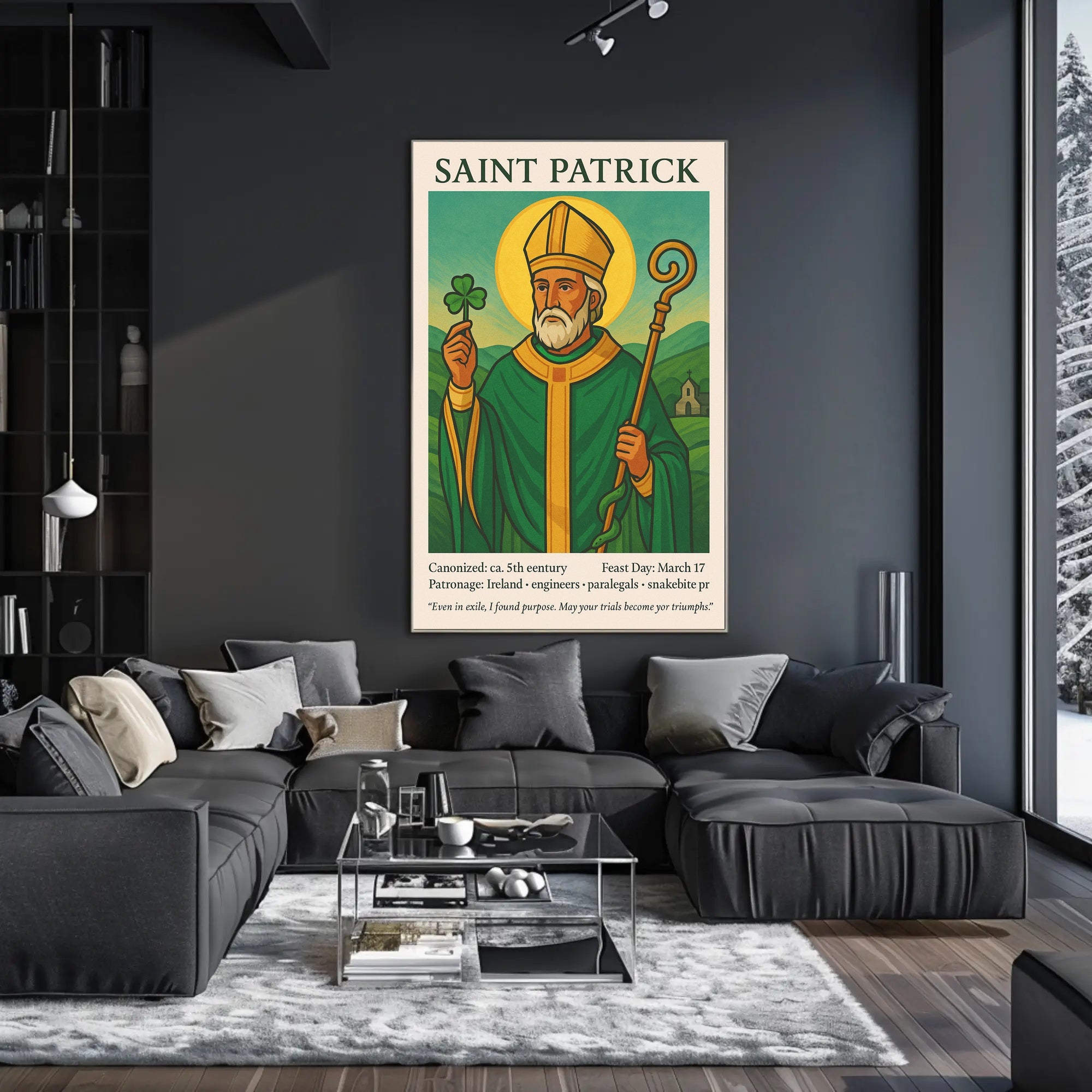 Saint Patrick Poster PosterGoat