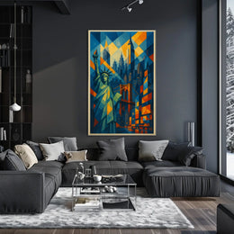 Geometric New York City Poster