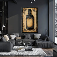 Vintage Ornate Bottle Fine Art Heritage Poster