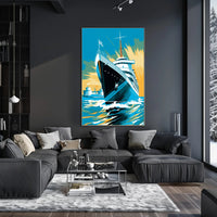Majestic Ocean Voyage Poster