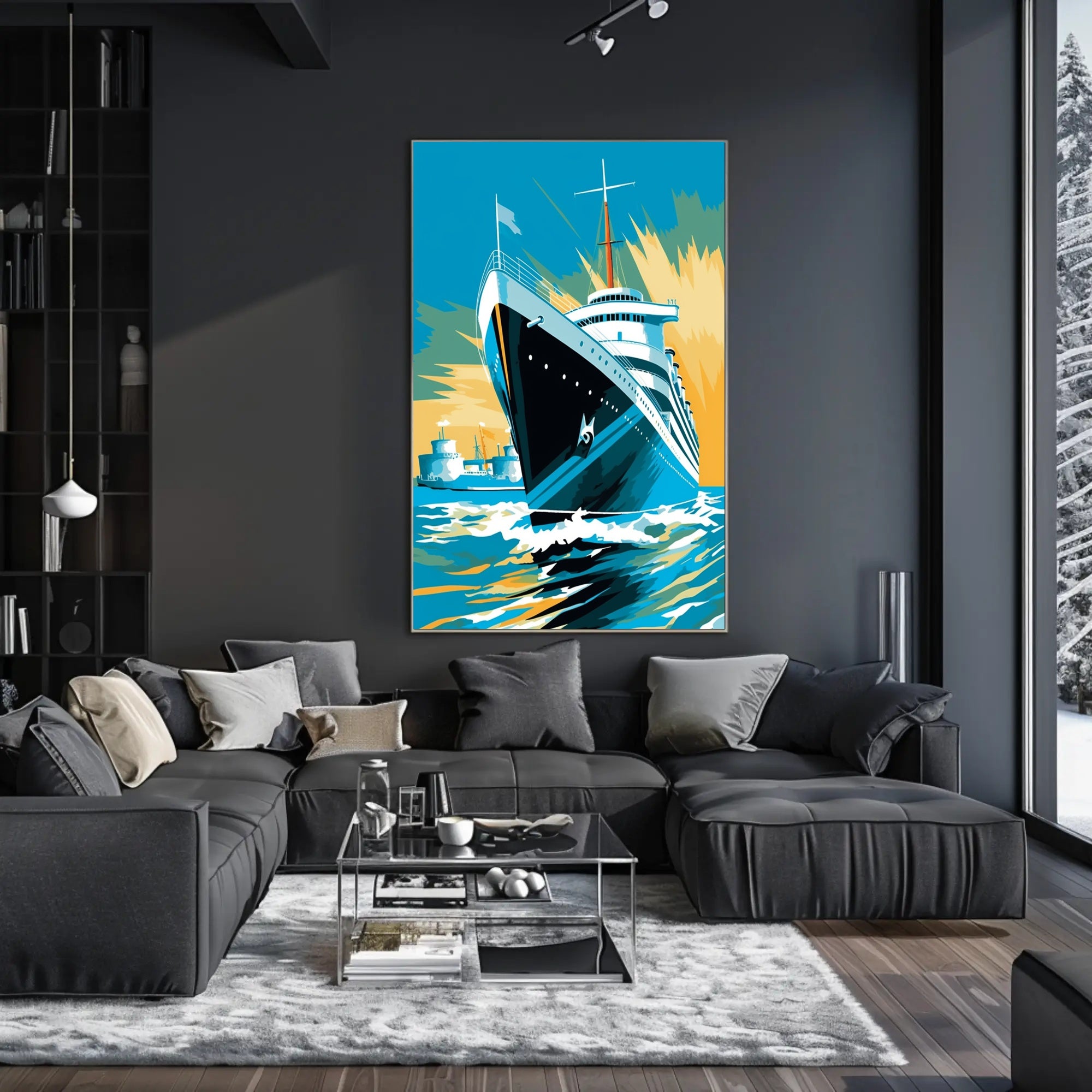 Majestic Ocean Voyage Poster