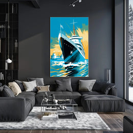 Majestic Ocean Voyage Poster
