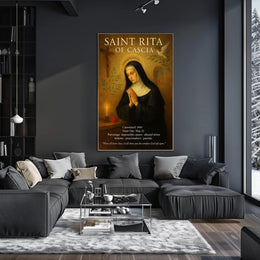 Saint Rita of Cascia Poster PosterGoat