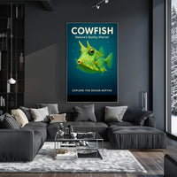 Cowfish NatureS Quirky Marvel Poster