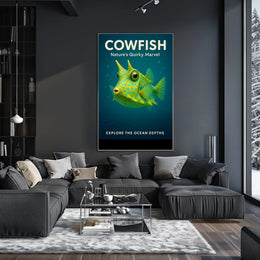 Cowfish NatureS Quirky Marvel Poster