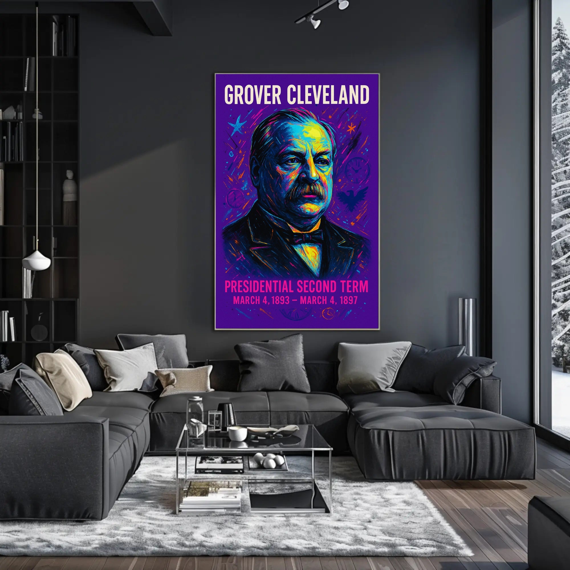 Grover Cleveland Presidential Second Poster