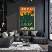 Siem Reap Cambodia Poster