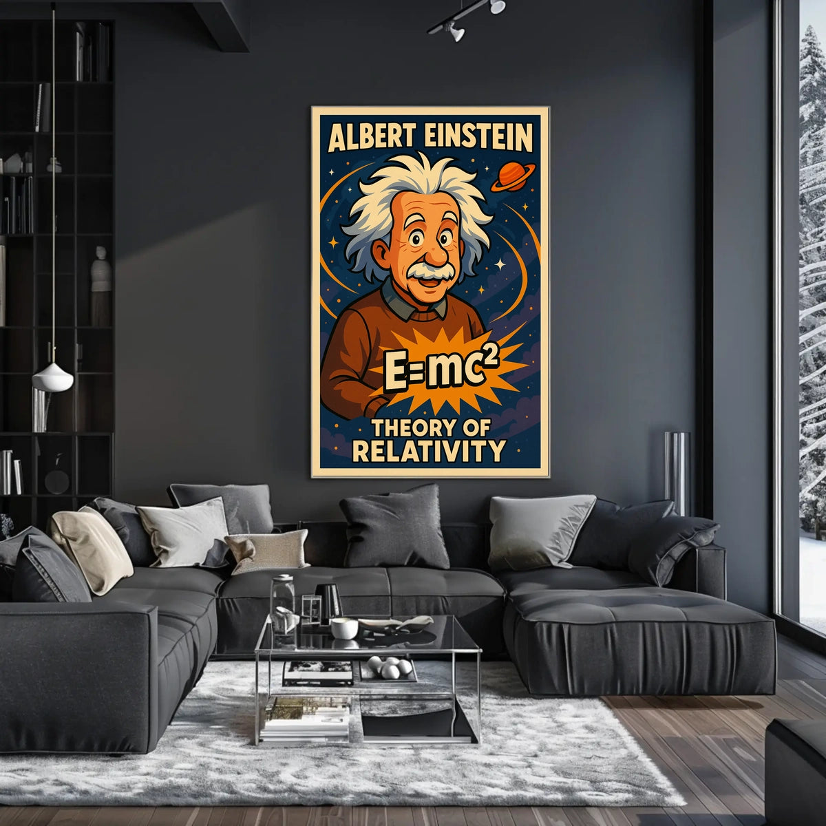 Albert Einstein Theory Of Relativity Poster