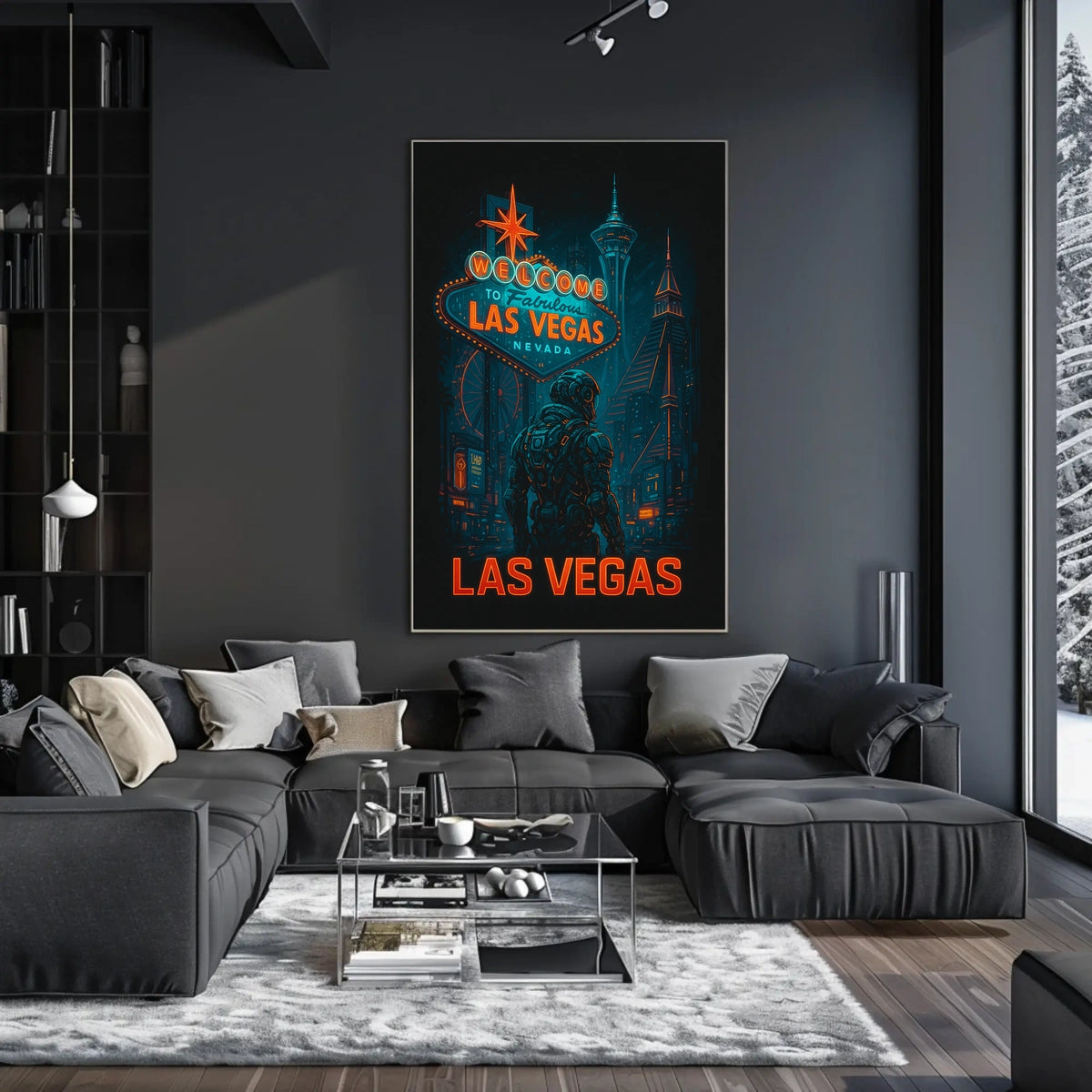 Welcome to Futuristic Las Vegas Poster