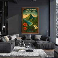 American Samoa National Park: Tropical Paradise National Park Poster
