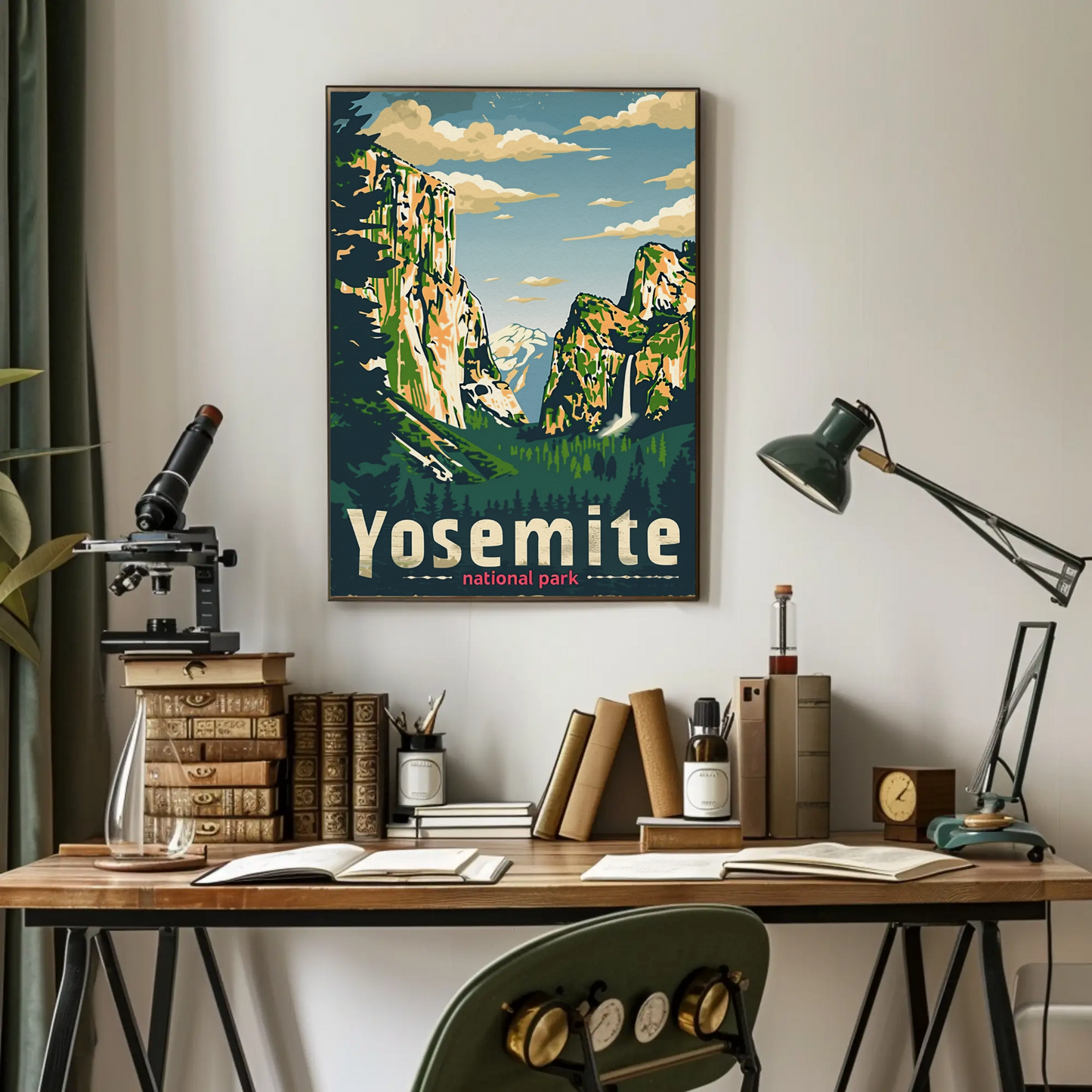 Vintage Poster Yosemite National Park