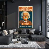 Albert Einstein Theory Of Relativity Poster
