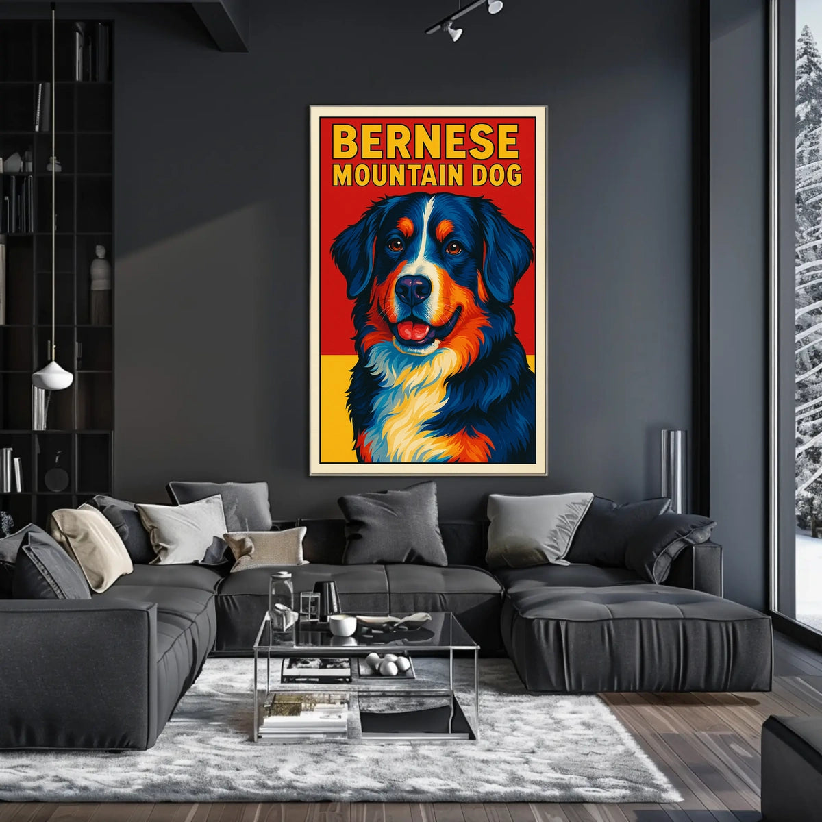 Bernese Mountain Dog Poster