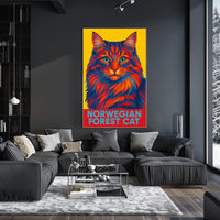 Norwegian Forest Cat Poster