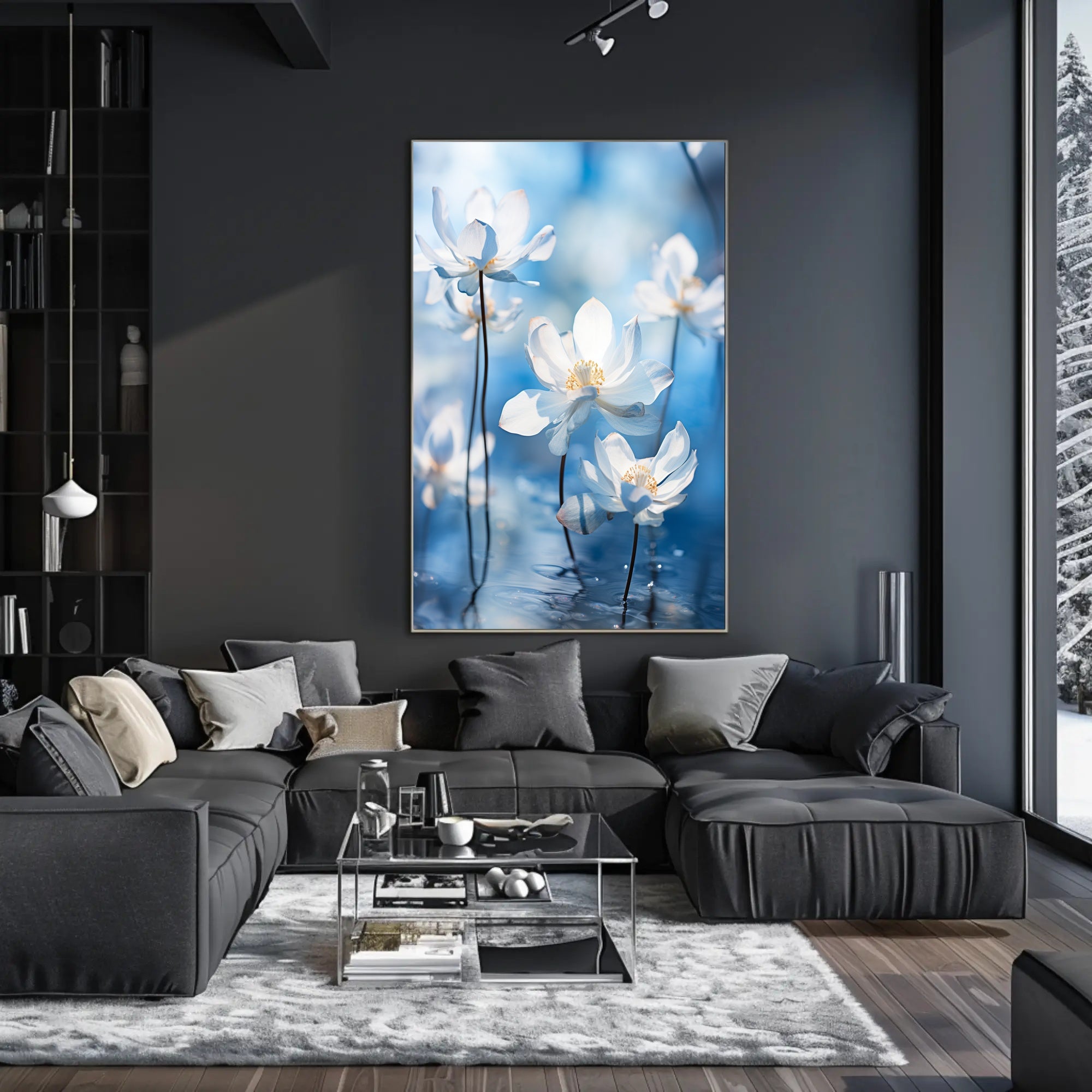 Serenity In Bloom Poster