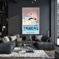 Winter Sports in Triberg Poster