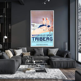 Winter Sports in Triberg Poster