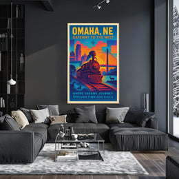 Omaha, NE Gateway to the West Poster
