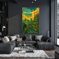 Experience the Heartbeat of Brazil Poster