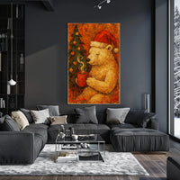 Bear Christmas Poster