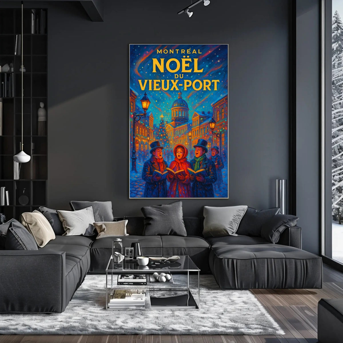 Noël Du Vieux-Port De Montréal Poster