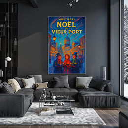 Noël Du Vieux-Port De Montréal Poster