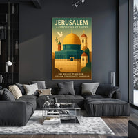 Jerusalem A Confluence Of Faiths Poster