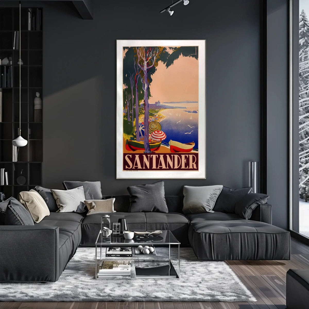 Santander Coastal Retreat Poster
