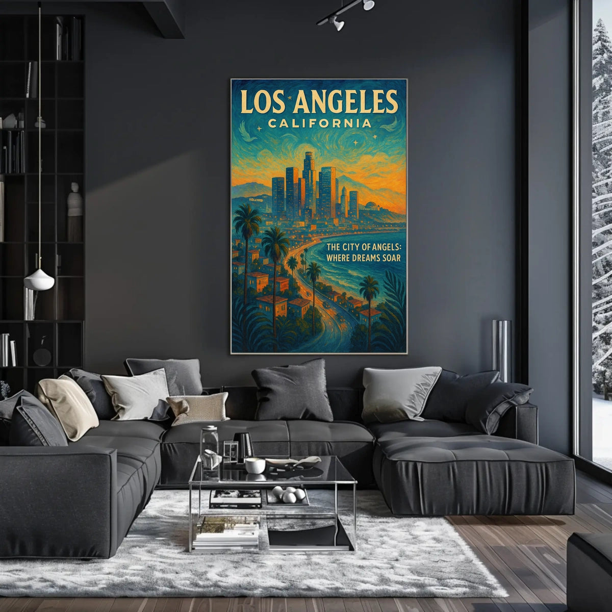 Los Angeles The City Of Angels Poster