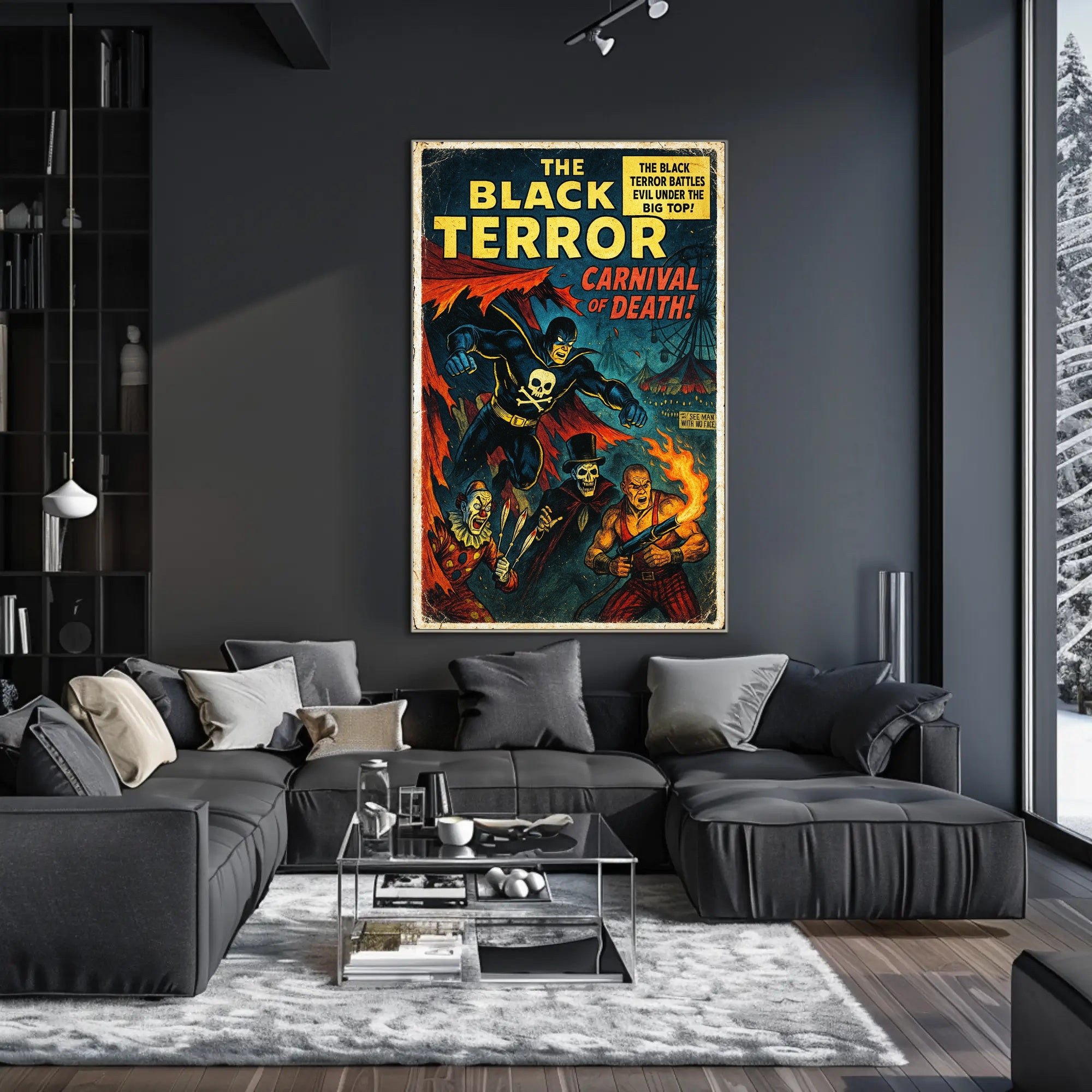 The Black Terror - Carnival of Death Poster PosterGoat