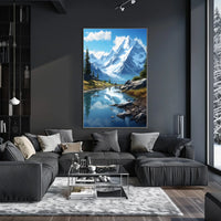 Majestic Mountain Landscape Poster