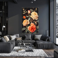 Elegant Floral Arrangement Botanical Art Print - Artistic Poster