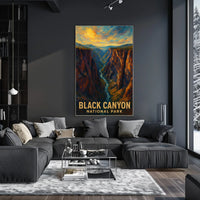 Black Canyon National Park Poster Museum Quality Art Print