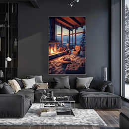 Cozy Winter Retreat Poster