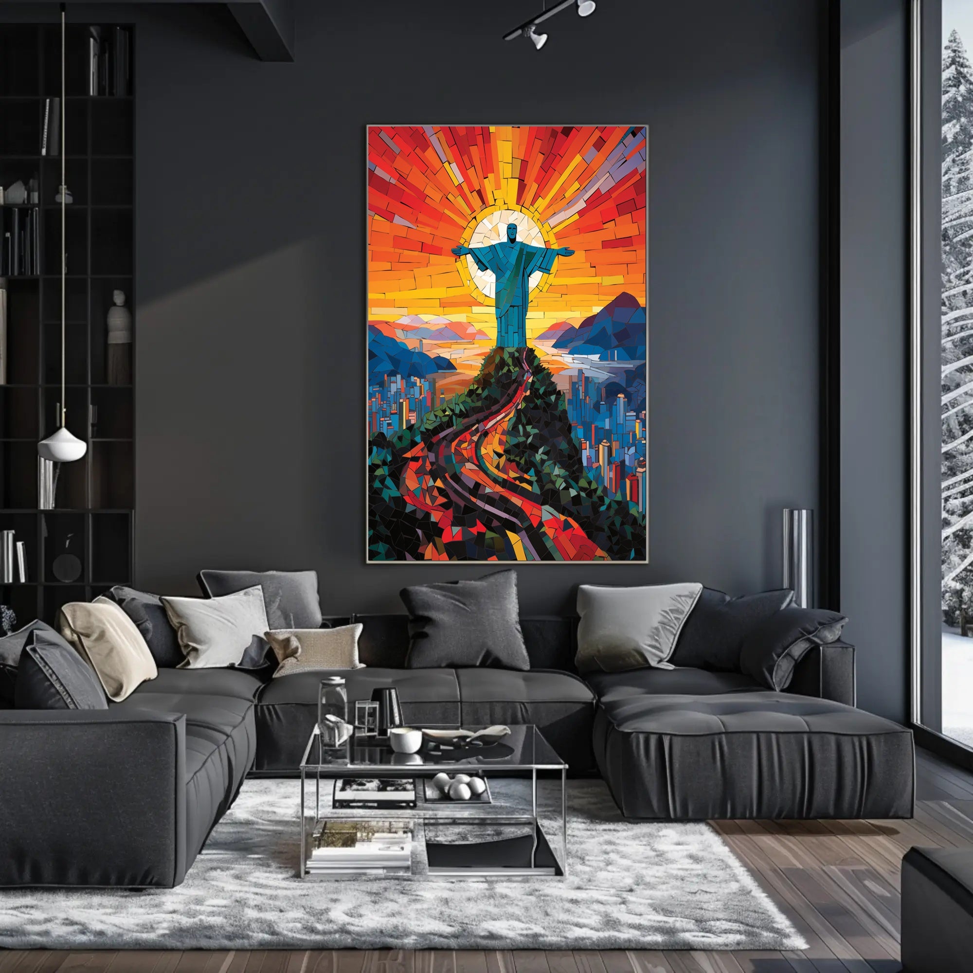 Radiant Christ The Redeemer Poster