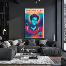 Saint Carlo Acutis Cyber Apostle Of Poster