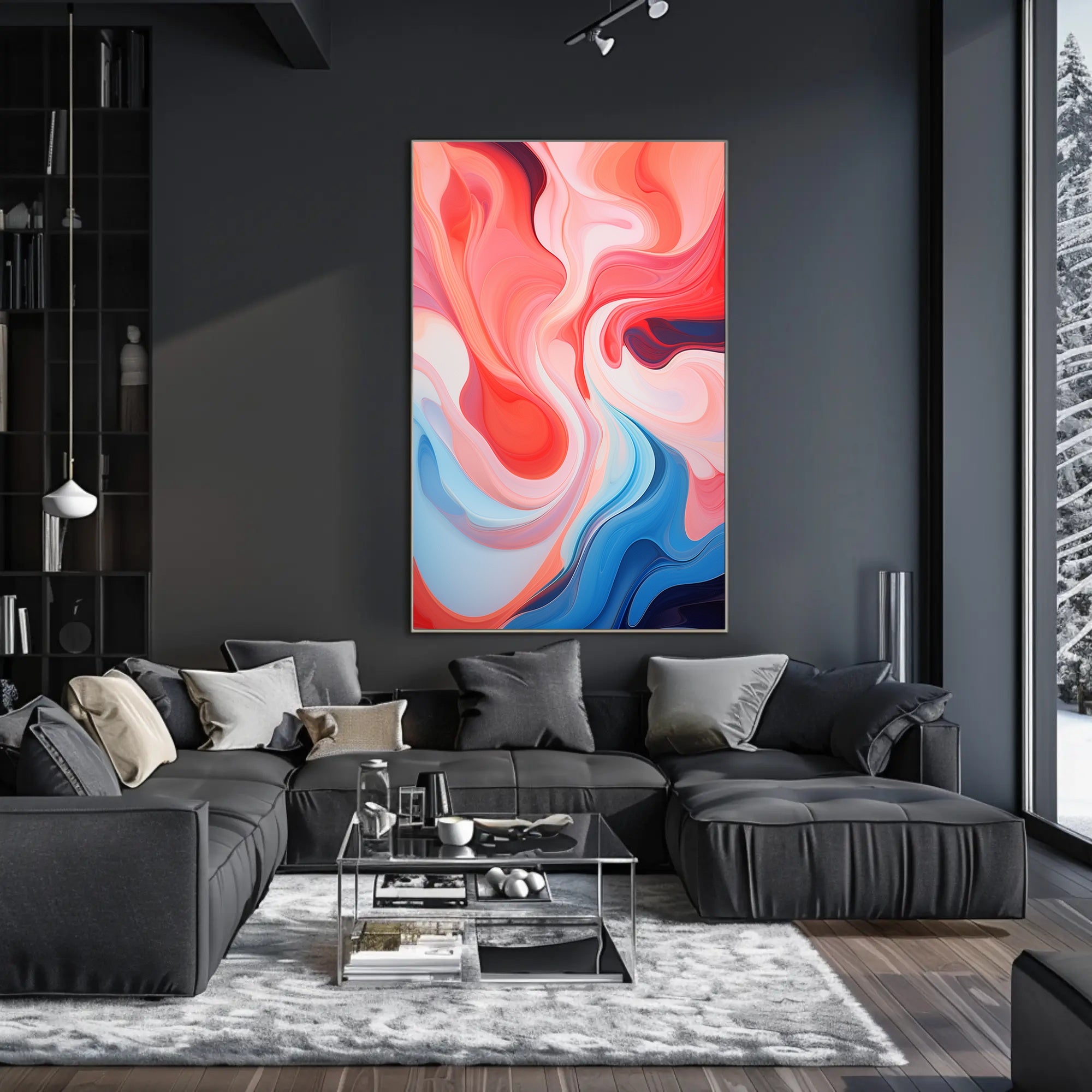 Abstract Fluidity Abstract Poster