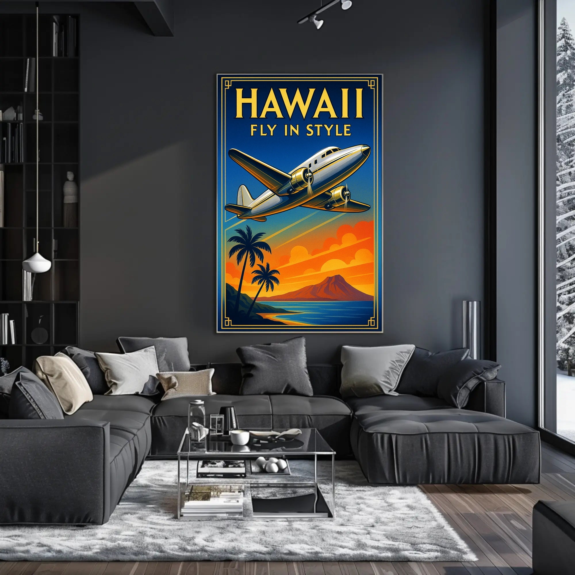 Hawaii Fly in Style Poster PosterGoat