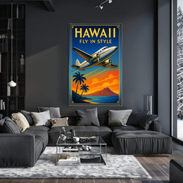 Hawaii Fly in Style Poster PosterGoat