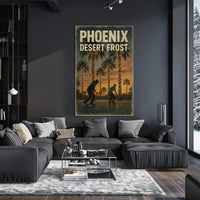 Phoenix Desert Frost Poster