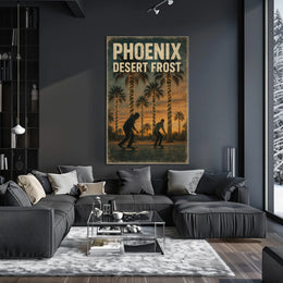 Phoenix Desert Frost Poster